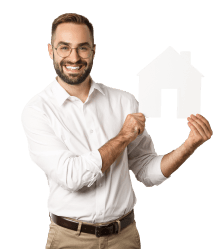 Happy home buyer