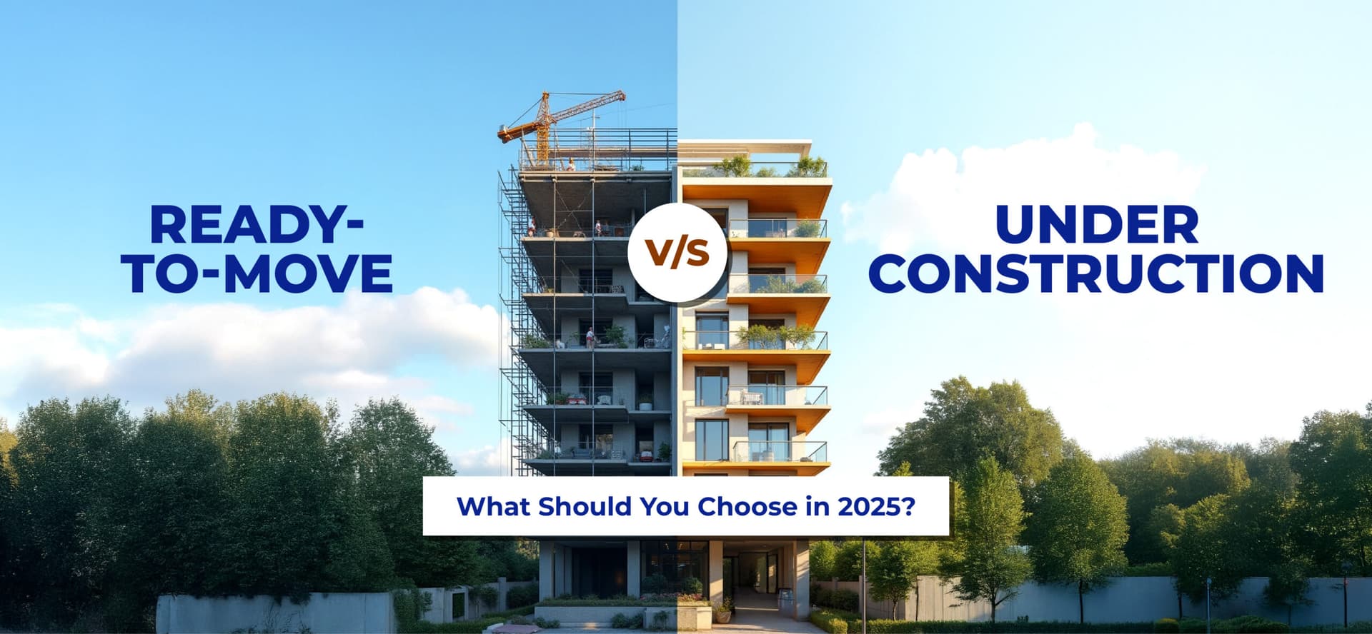 Ready-to-Move vs Under-Construction – What Should You Choose in 2025?