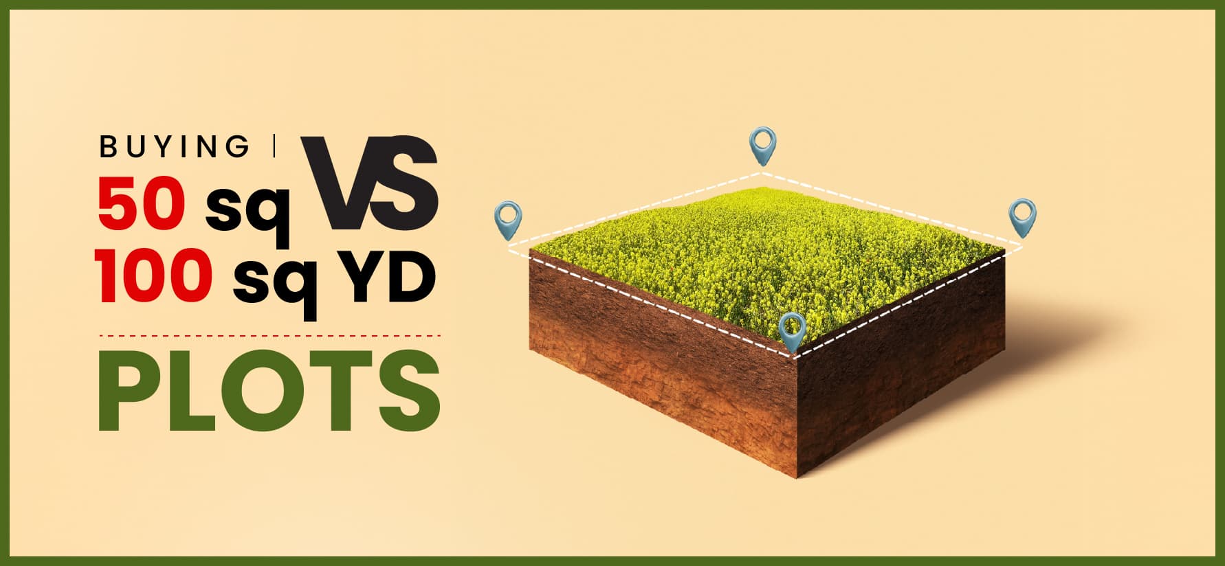Should You Buy a 50 sq. yd or 100 sq. yd Plot? Here’s What Works Best in Pune & Mumbai